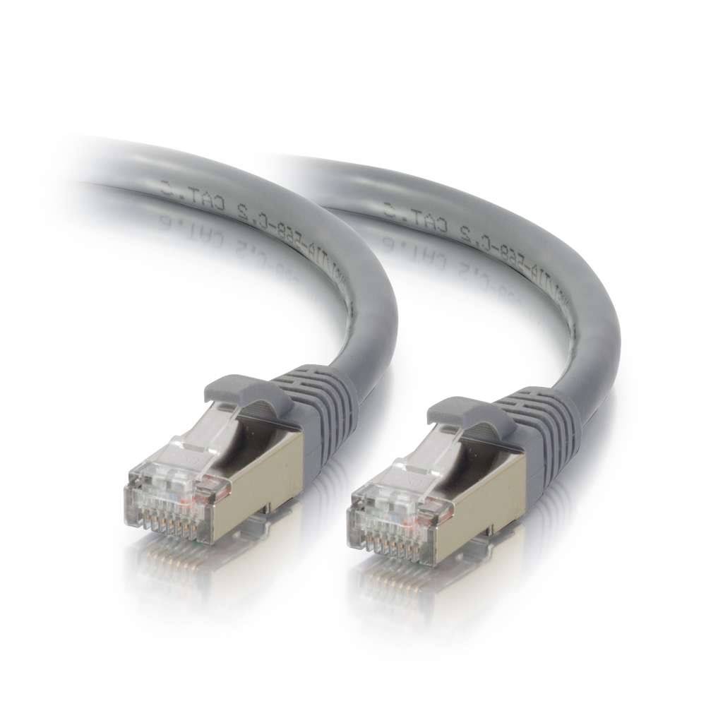 150ft Cat5e Molded Shielded (STP) Network Patch Cable Gray D178662