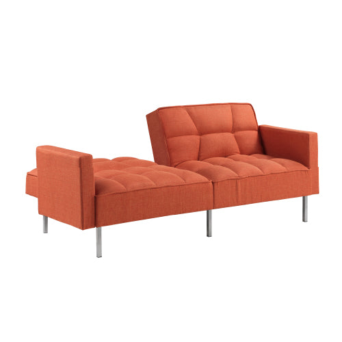 Linen Convertible Folding Futon Sofa Bed Z5464