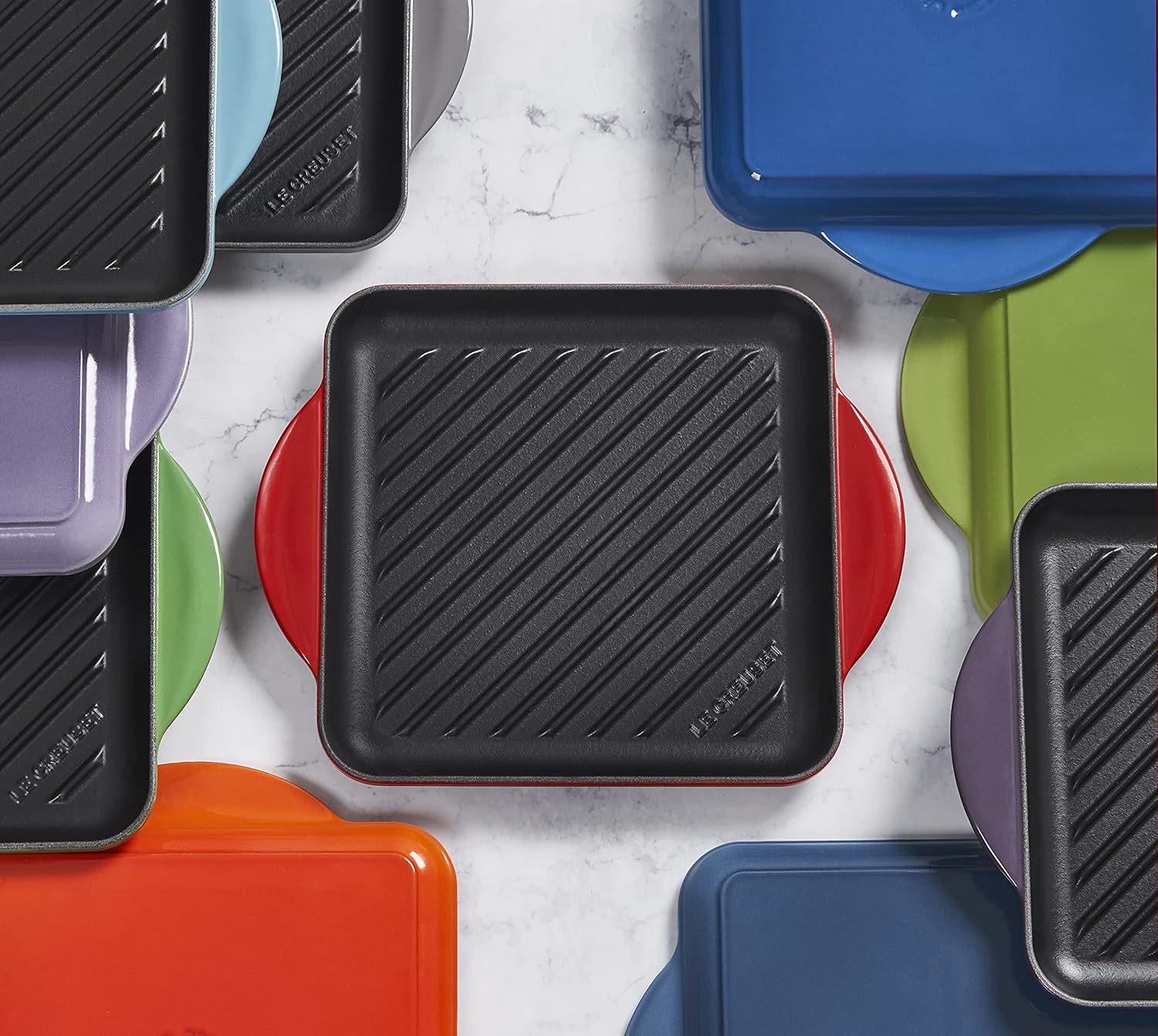 Enameled Cast Iron Square Grill M194