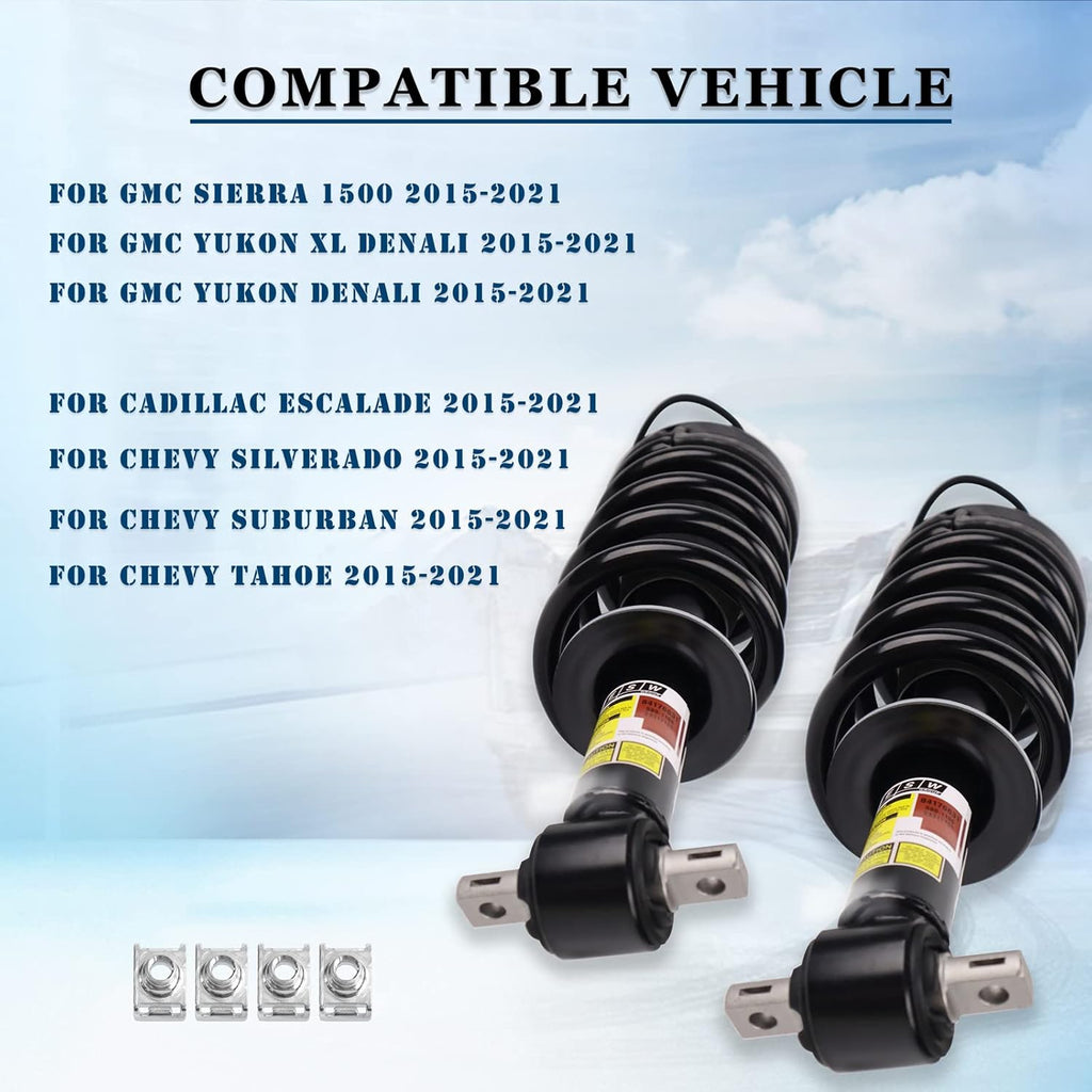 Pair Front Shock Absorber Magnetic Strut complete Assembly X145