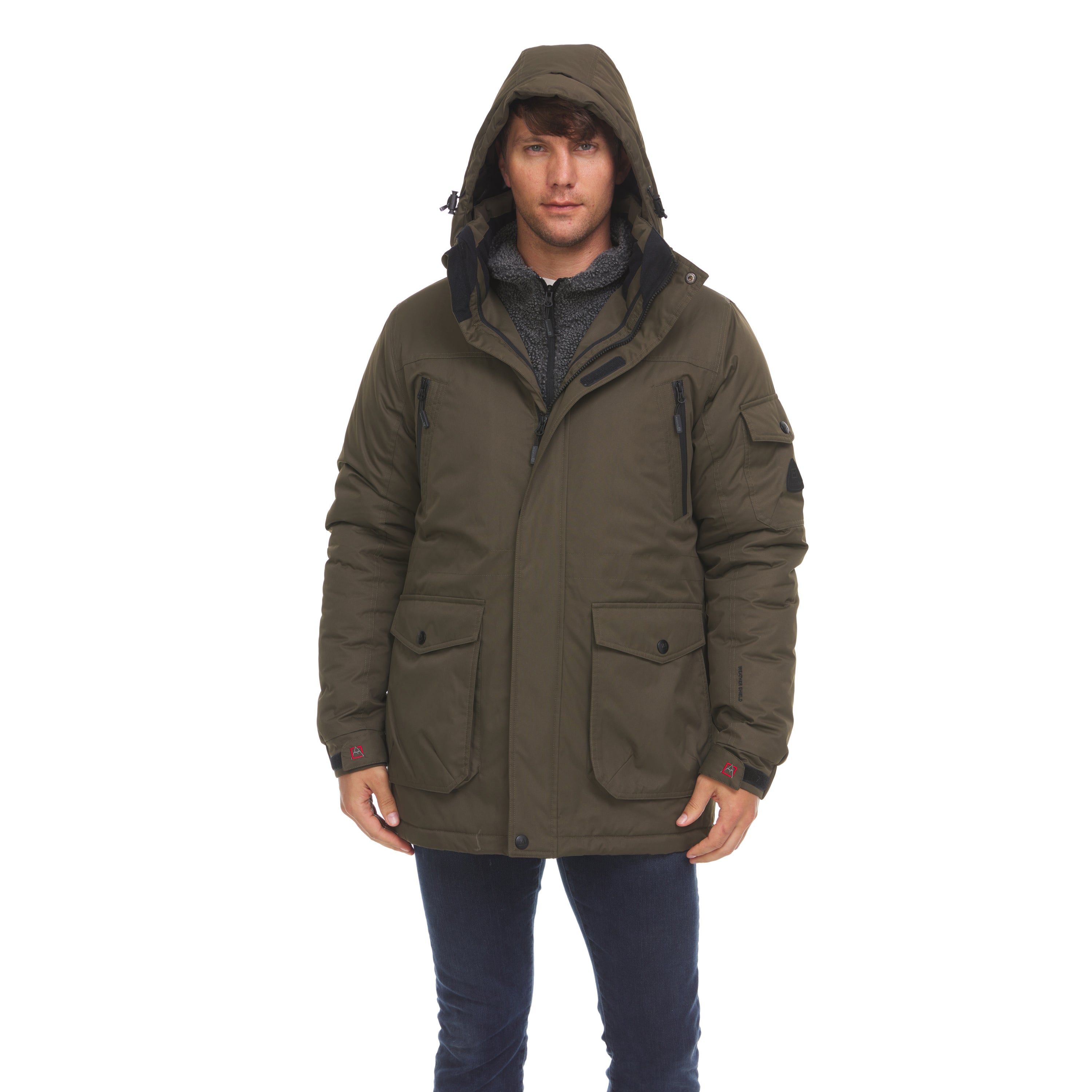 Men’s 3 in 1 Waterproof Winter Ski Jacket with Inner Fleece H651