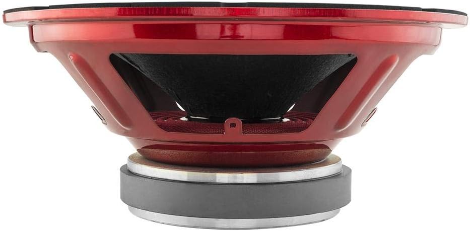 12 Midrange Red Steel Basket 900W Max 300W RMS 8 Ohms Car Speaker H524