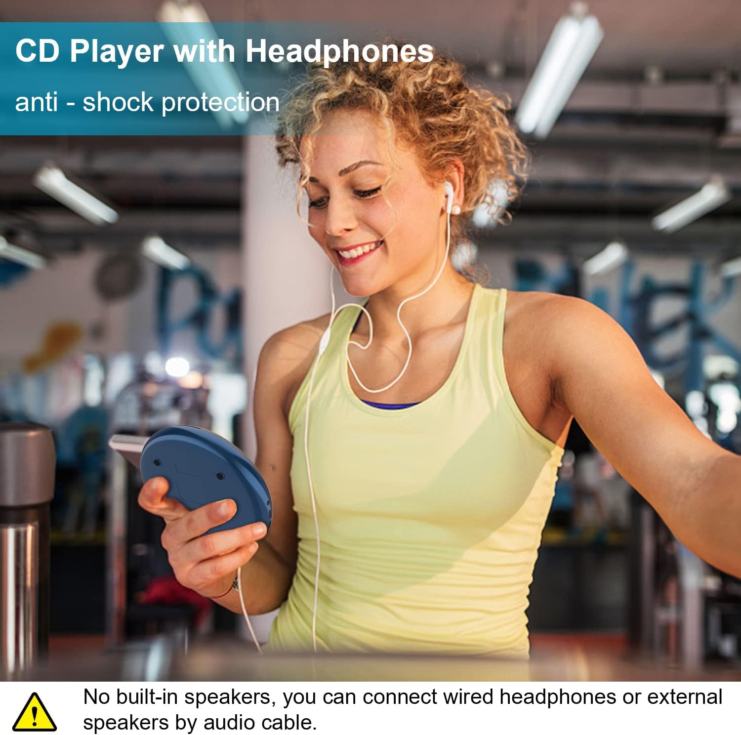 Portable CD Player with Headphones T114