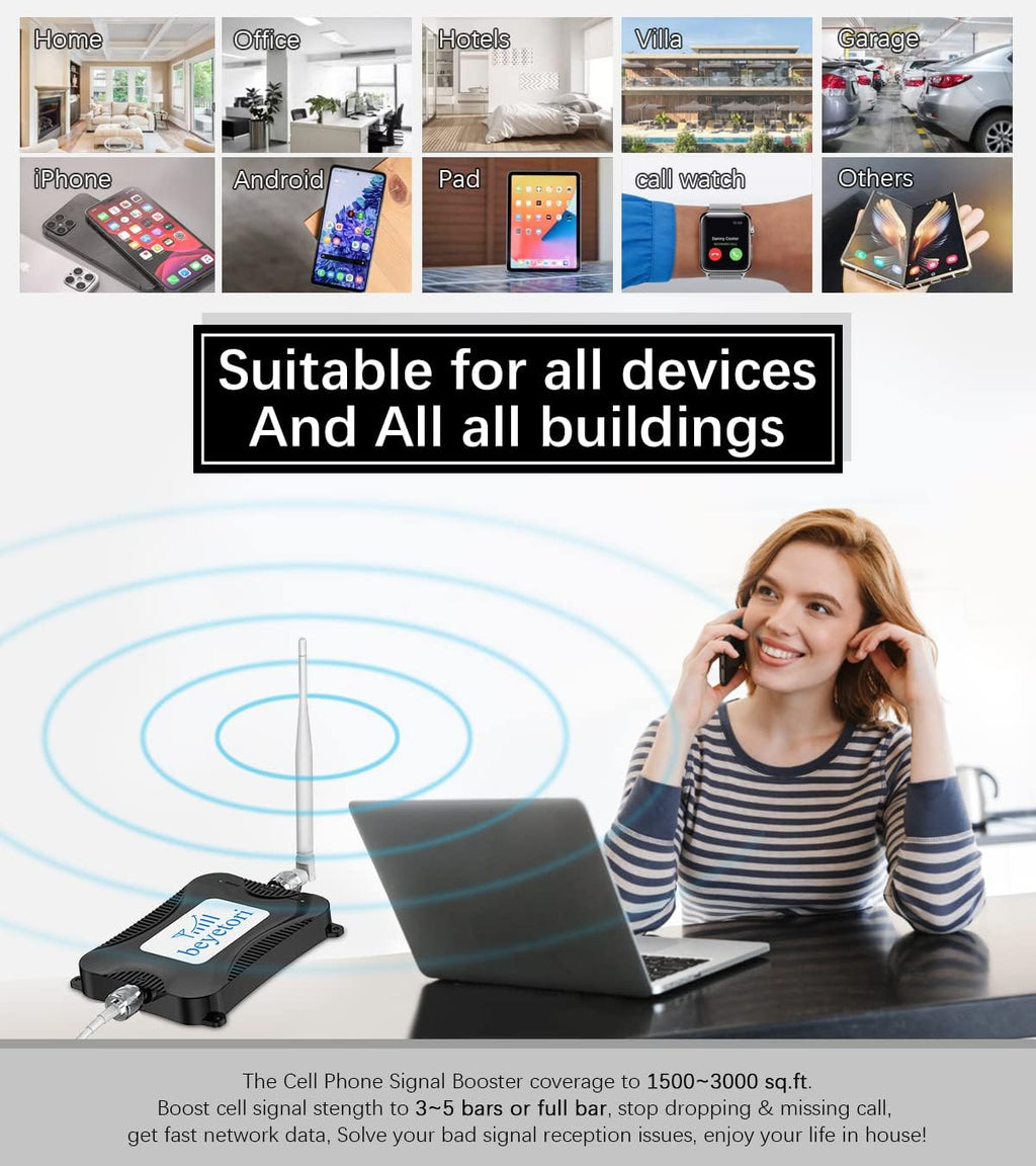 Cell Phone Signal Booster 4G LTE 5G Band 12/17 E636