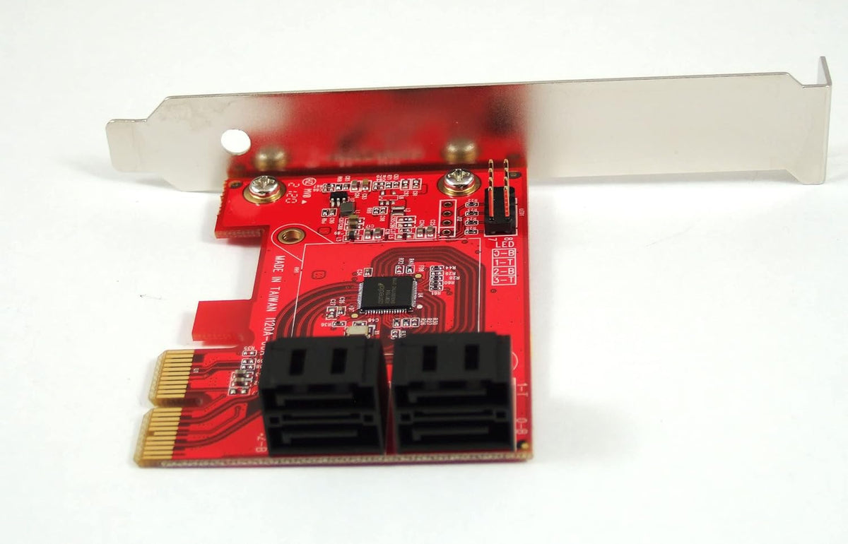 4-Port SATA 6G PCI Express x2 Host Adapter Card Pack of 2 Z467527
