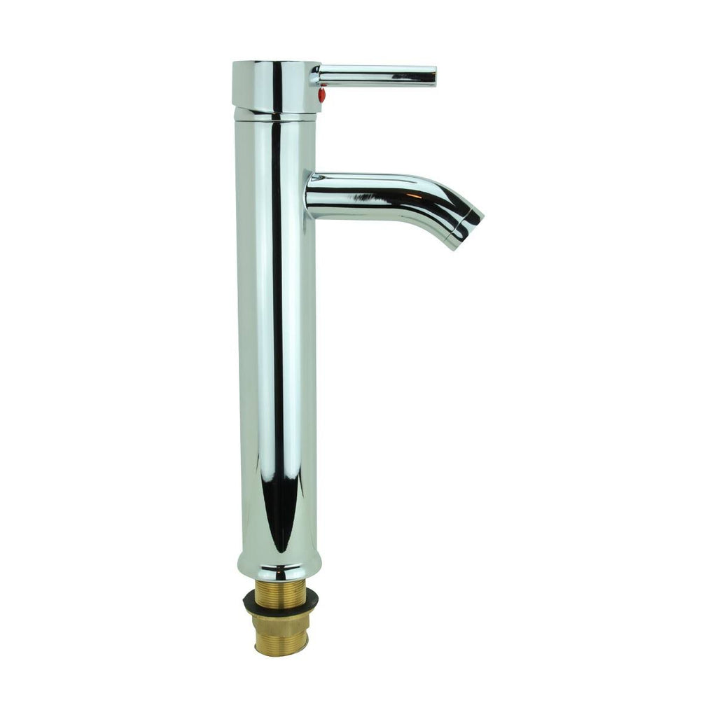 Chrome Solid Brass Single Hole Bathroom Faucet T9096