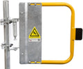 Yellow Powder Coat Over Galvanized Self-Closing Safety Gate S651