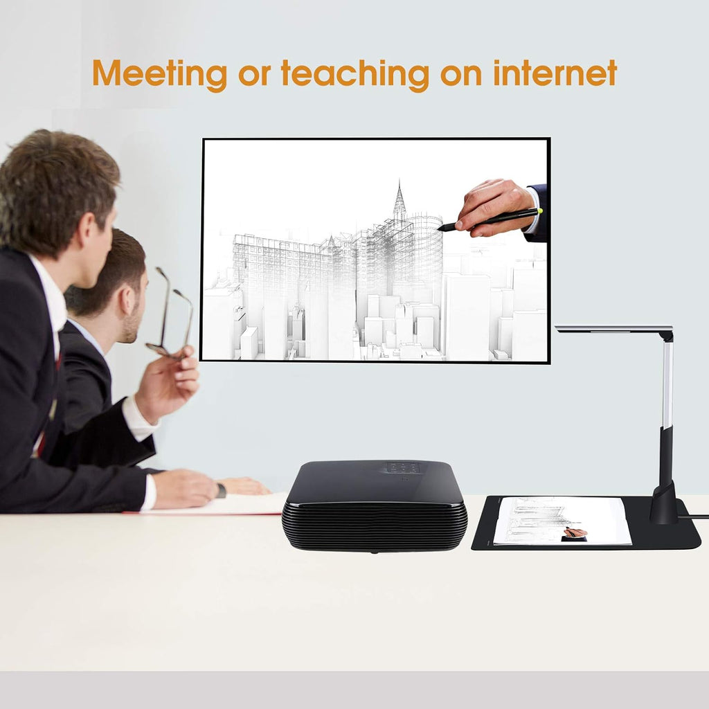 10MP CMOS Document Camera Scanner with LED Light and Microphone F343797