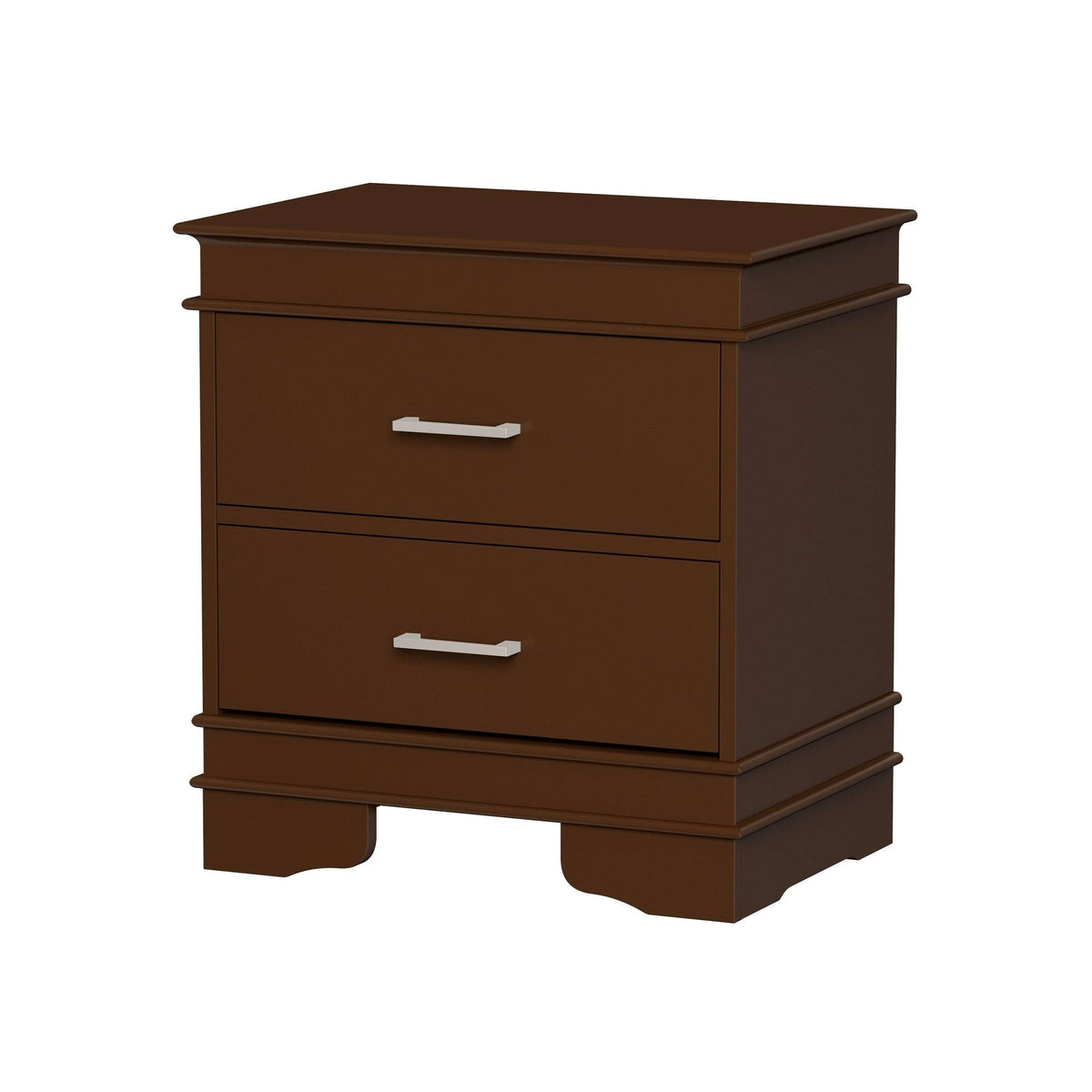 2-Drawer End Table Dark Brown I910161