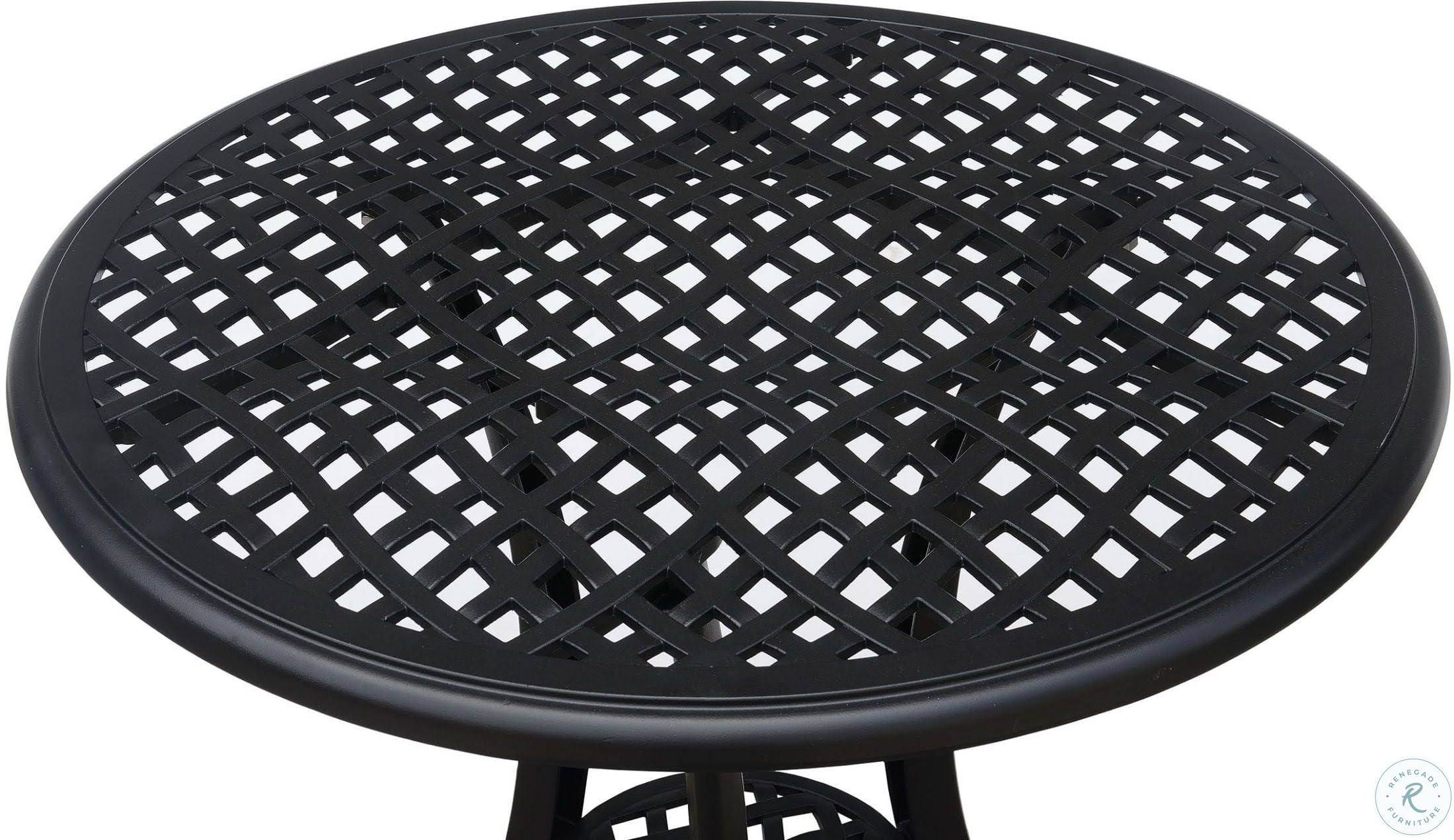 Black Bistro Table Set G59480