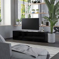 Black Chipboard TV Cabinet J125030