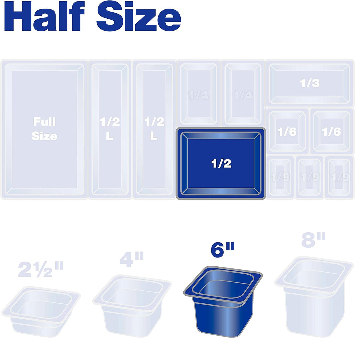 High Heat 8.7-quart Food Pan, Case of 6 W566851