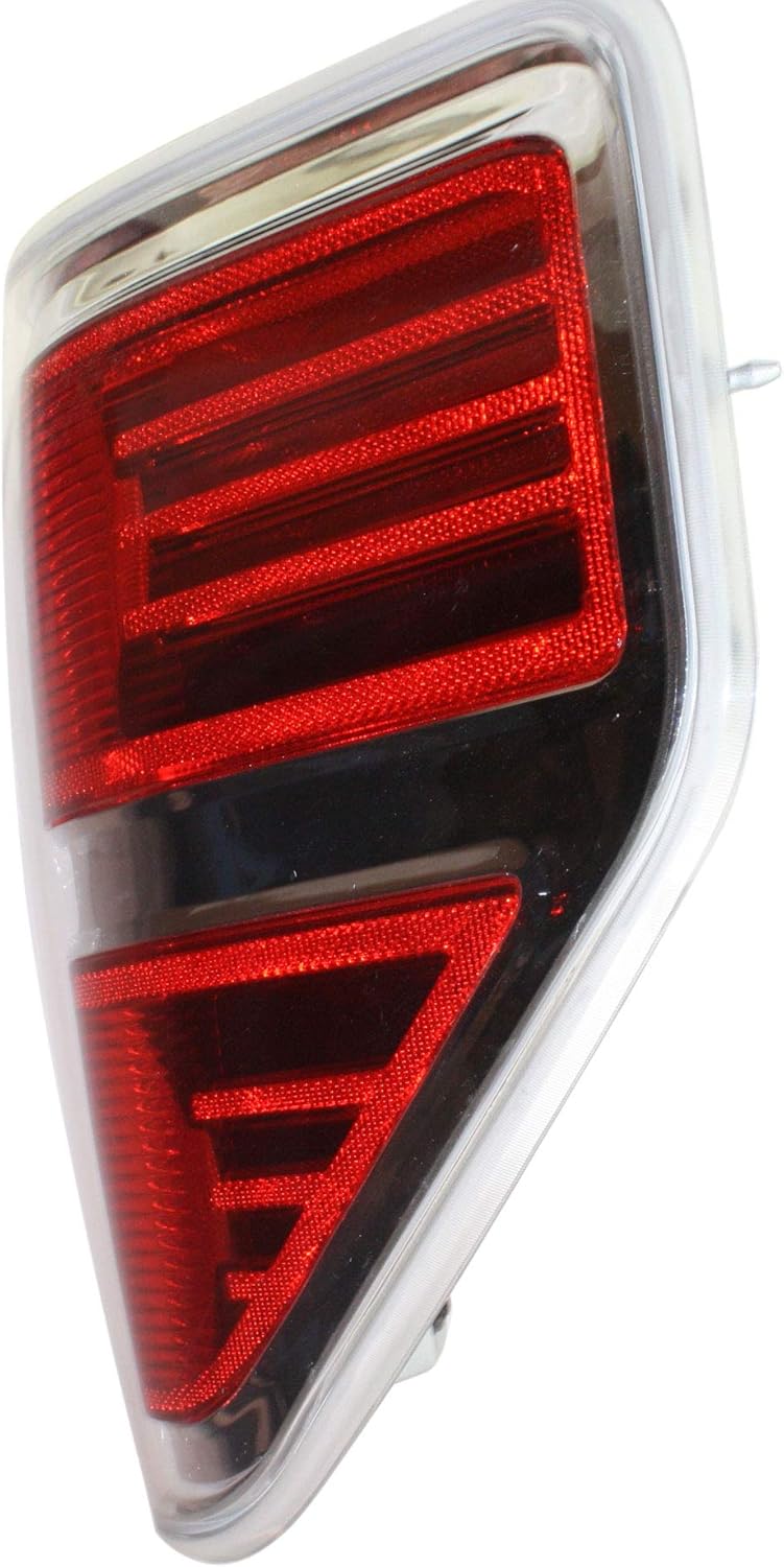 Tail Light Lens and Housing Chrome trim Passenger Side L5071