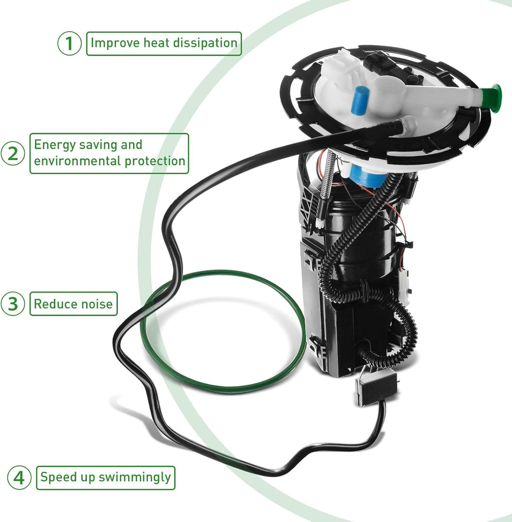 Electric Fuel Pump Module Assembly with Pressure Sensor Pack of 2 B471