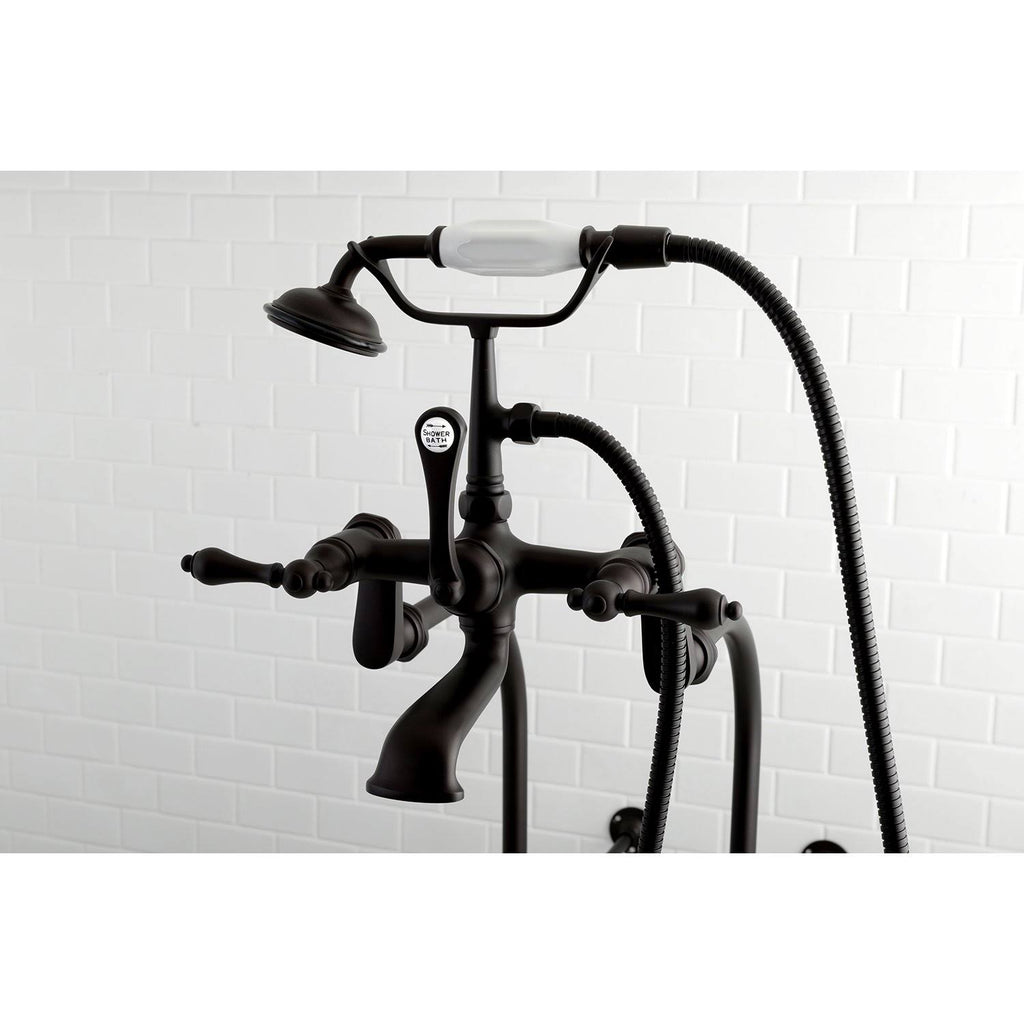 Vintage Freestanding Tub Filler Package Polished Brass O6114