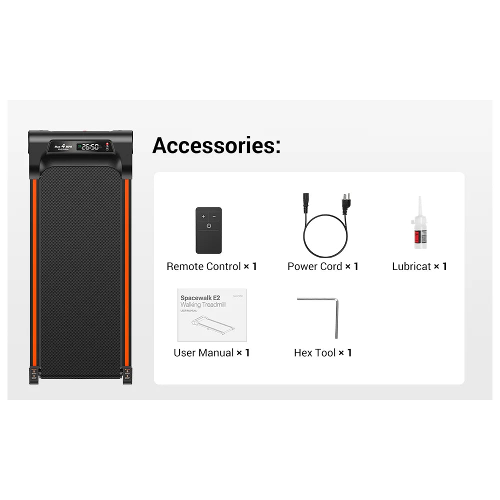 Walking Pad Under Desk Treadmill with Remote Control N3750