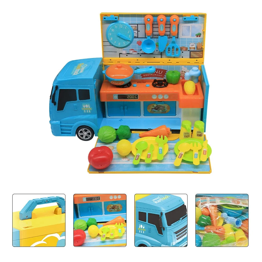 Food Truck Toy Pretend Play Toy Q663