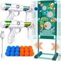 2 Blaster Gun with 18 Foam Balls and Moving Shooting Target M7464