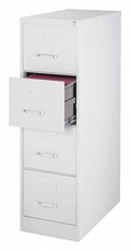 26.5-in Deep 4 Drawer Light Gray Vertical File Cabinet O842