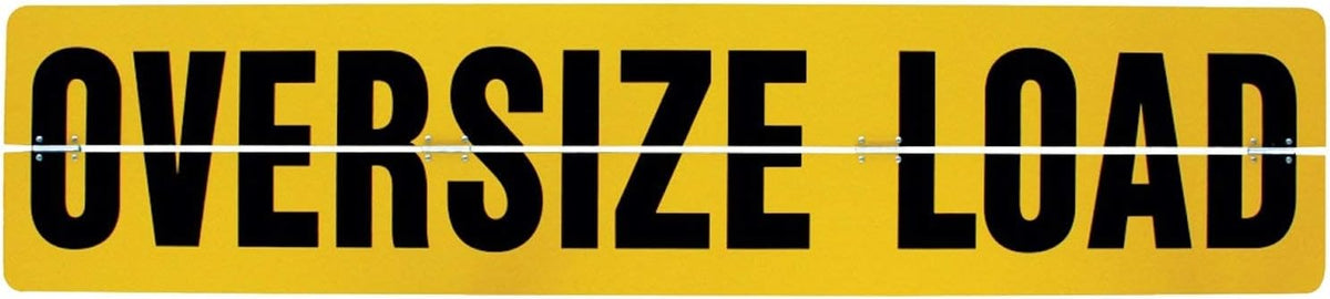 Oversize Load Sign Kit with Aluminum Sign and 2 Spring Warning Flags E549826