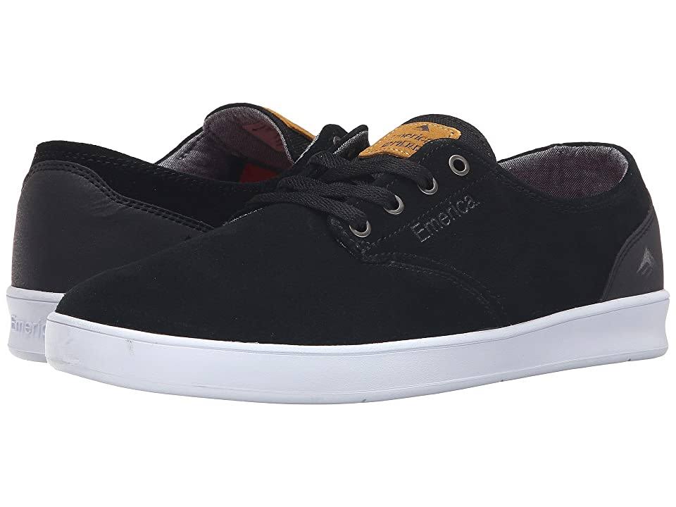 Black/Black/White Laced Shoes I9447