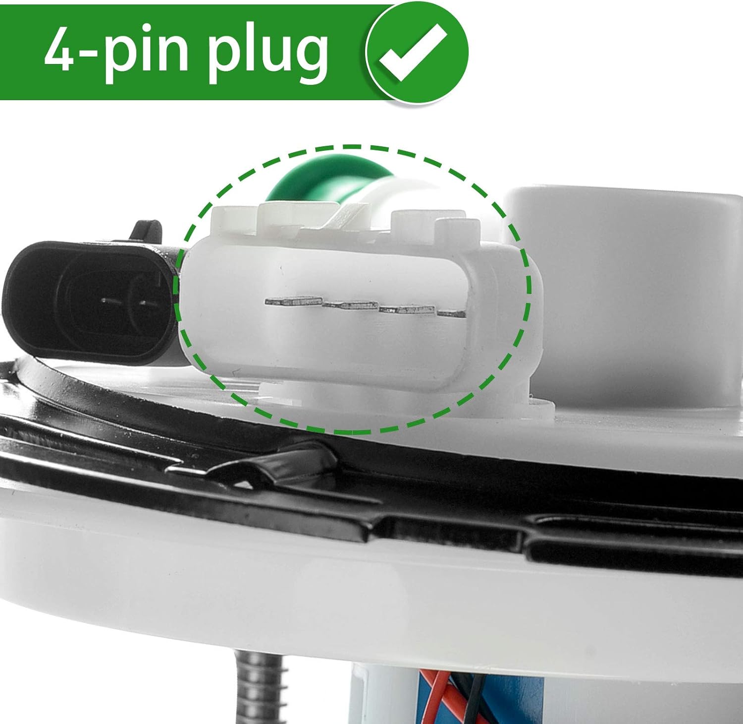 Electric Fuel Pump Module Assembly with Pressure Sensor Pack of 2 B471