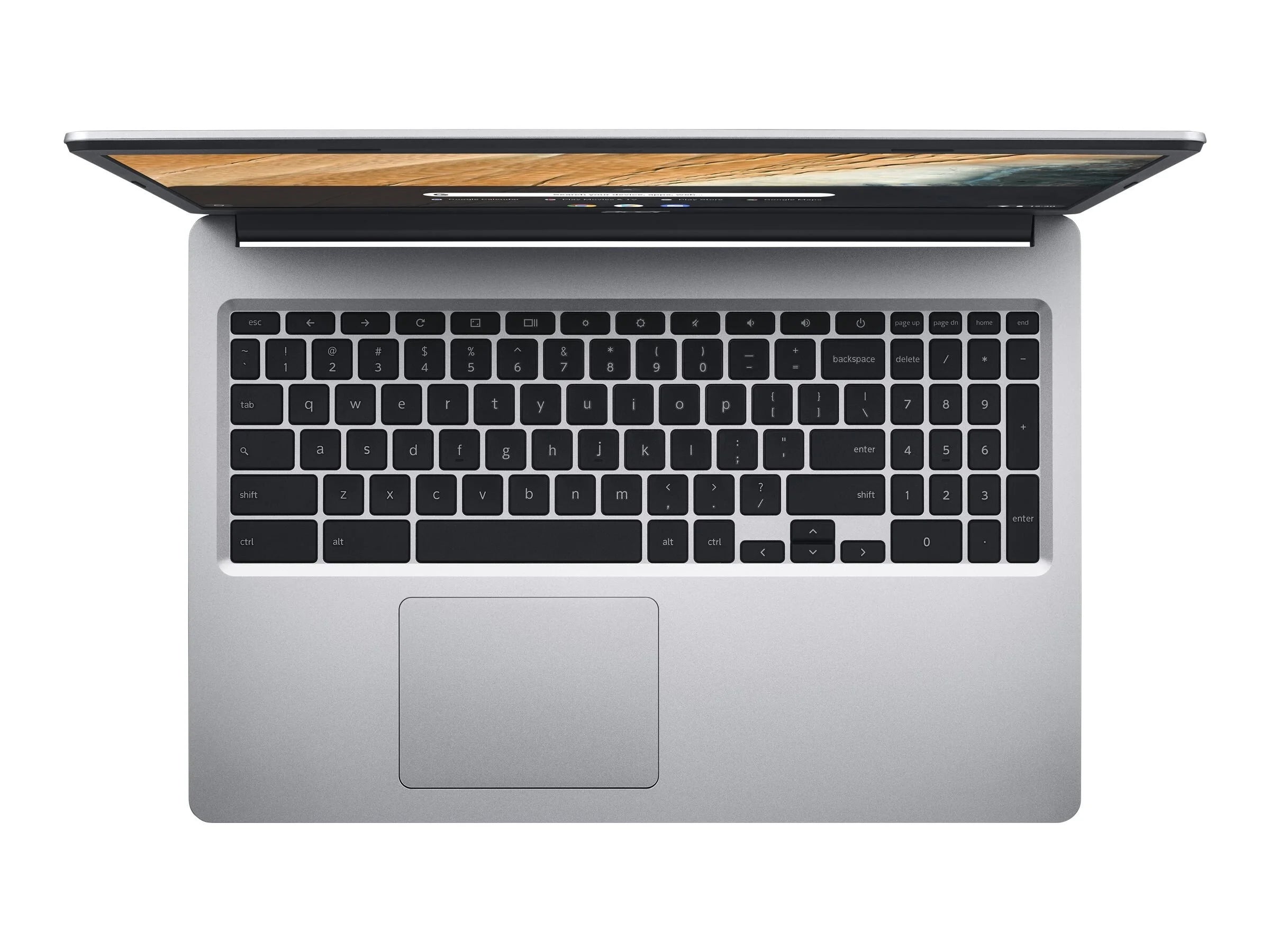 15.6" FHD Touchscreen Chromebook Laptop, Intel Celeron N4000, 4GB RAM, 32GB HD, Chrome OS, Silver Q800