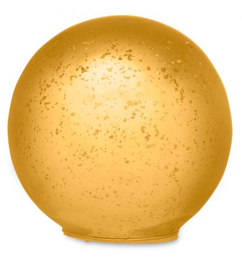 Gold Glass Ball Lights - 3 count N800