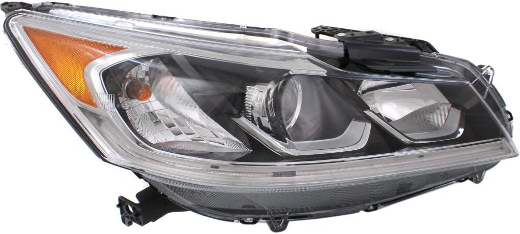 Passenger Side Headlight for Honda Accord 2016 2017 W7291