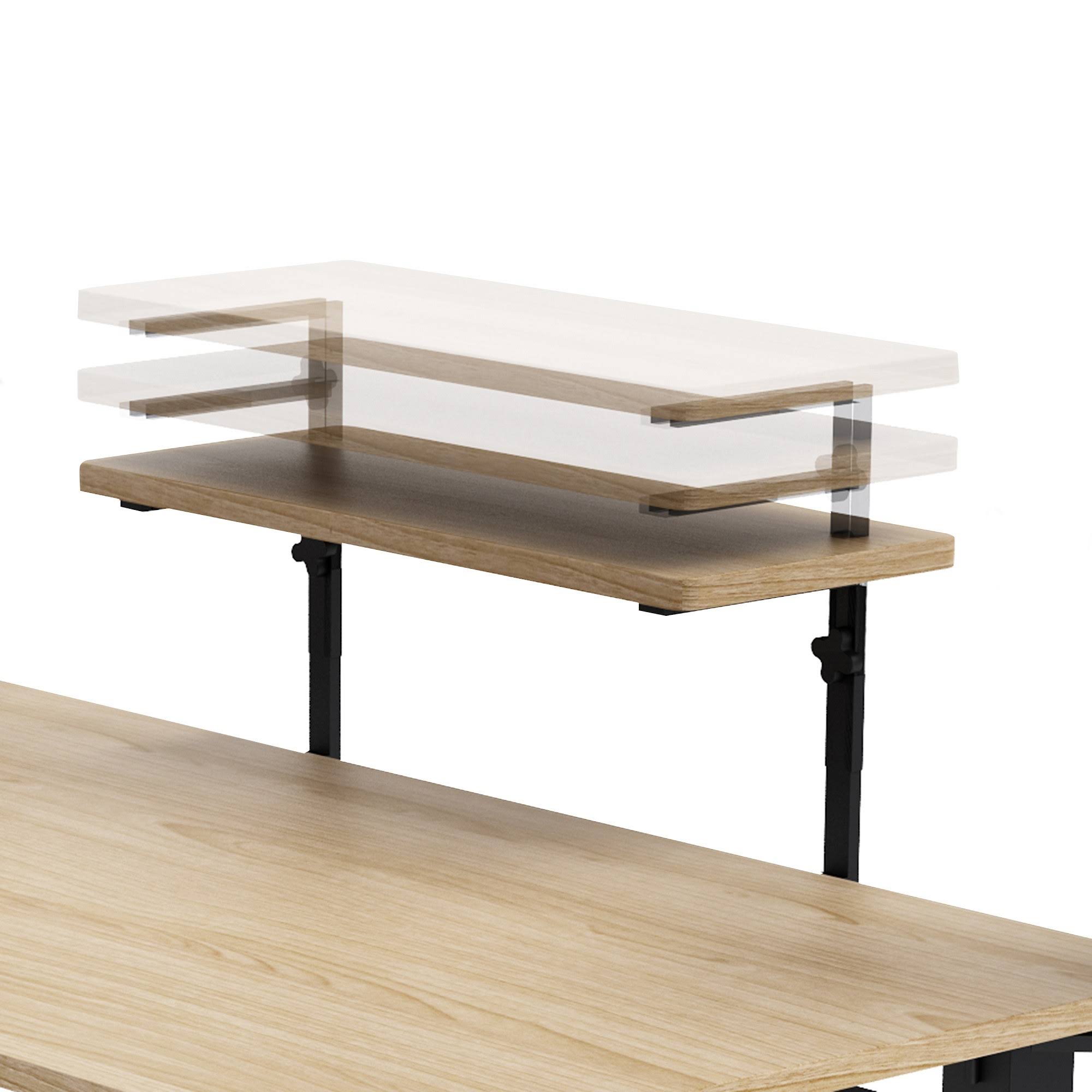 Black/Natural Gaming Desk J97657