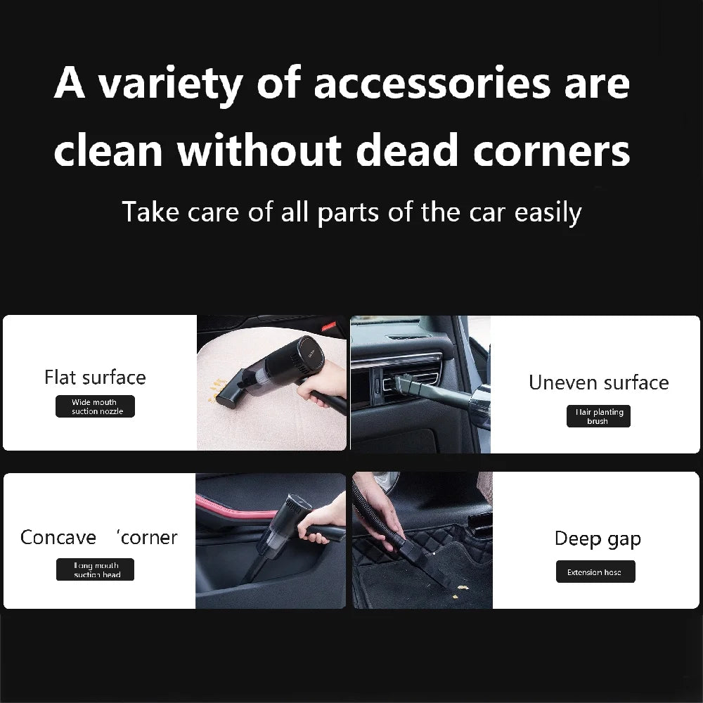 Handheld Vacuum Cleaner Cordless, Portable Mini Car Vacuum, Rechargeable (black) V39488