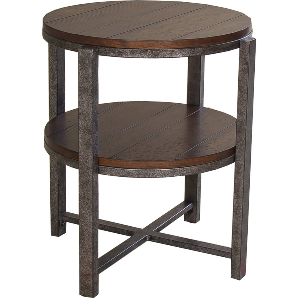 Round End Table Z1224
