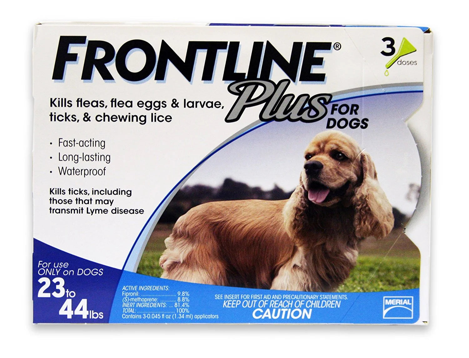 Flea & Tick Control for Medium Dogs, 3 Ct. M41099