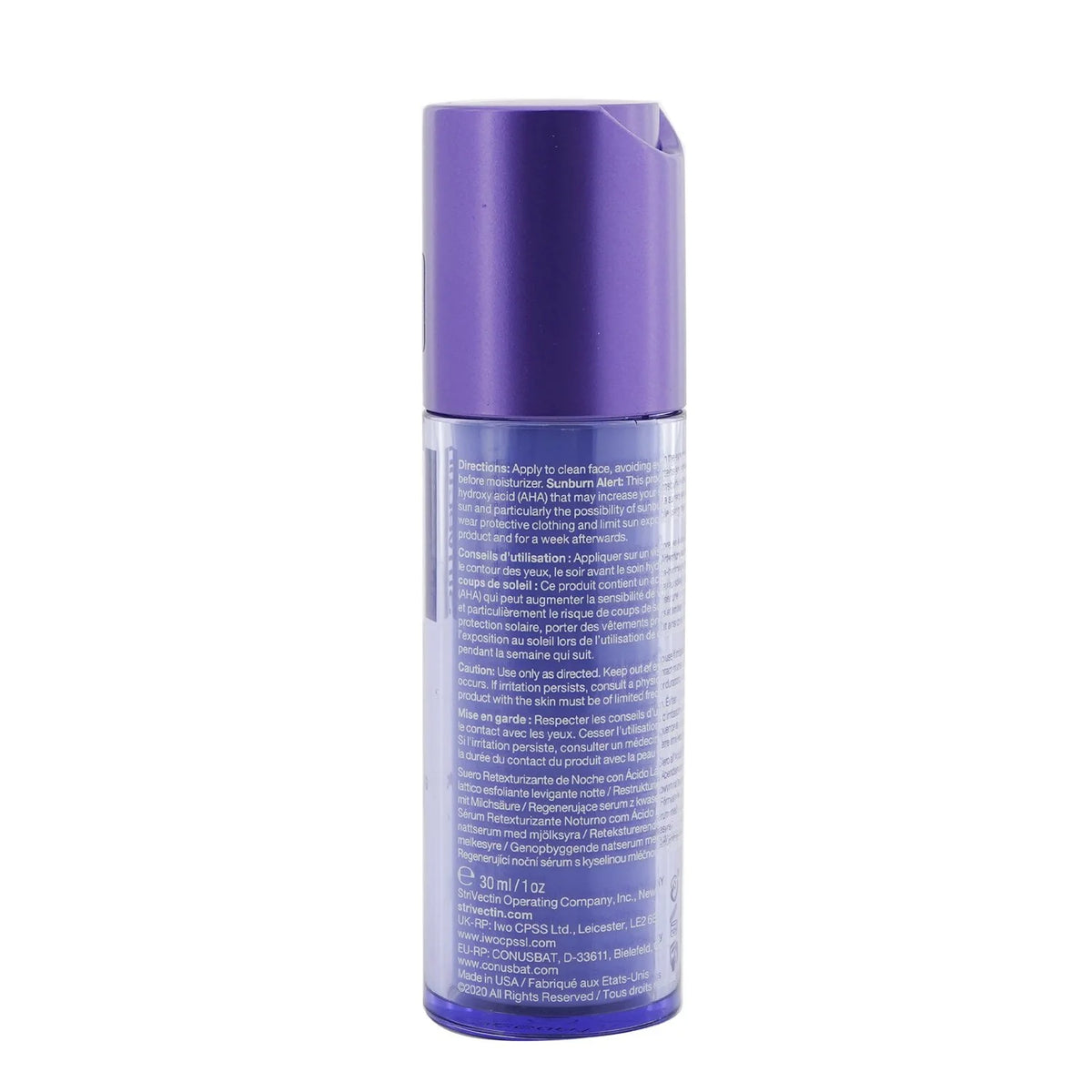 Lactic Acid Nightly Retexturizing Serum 30ml/1oz D963