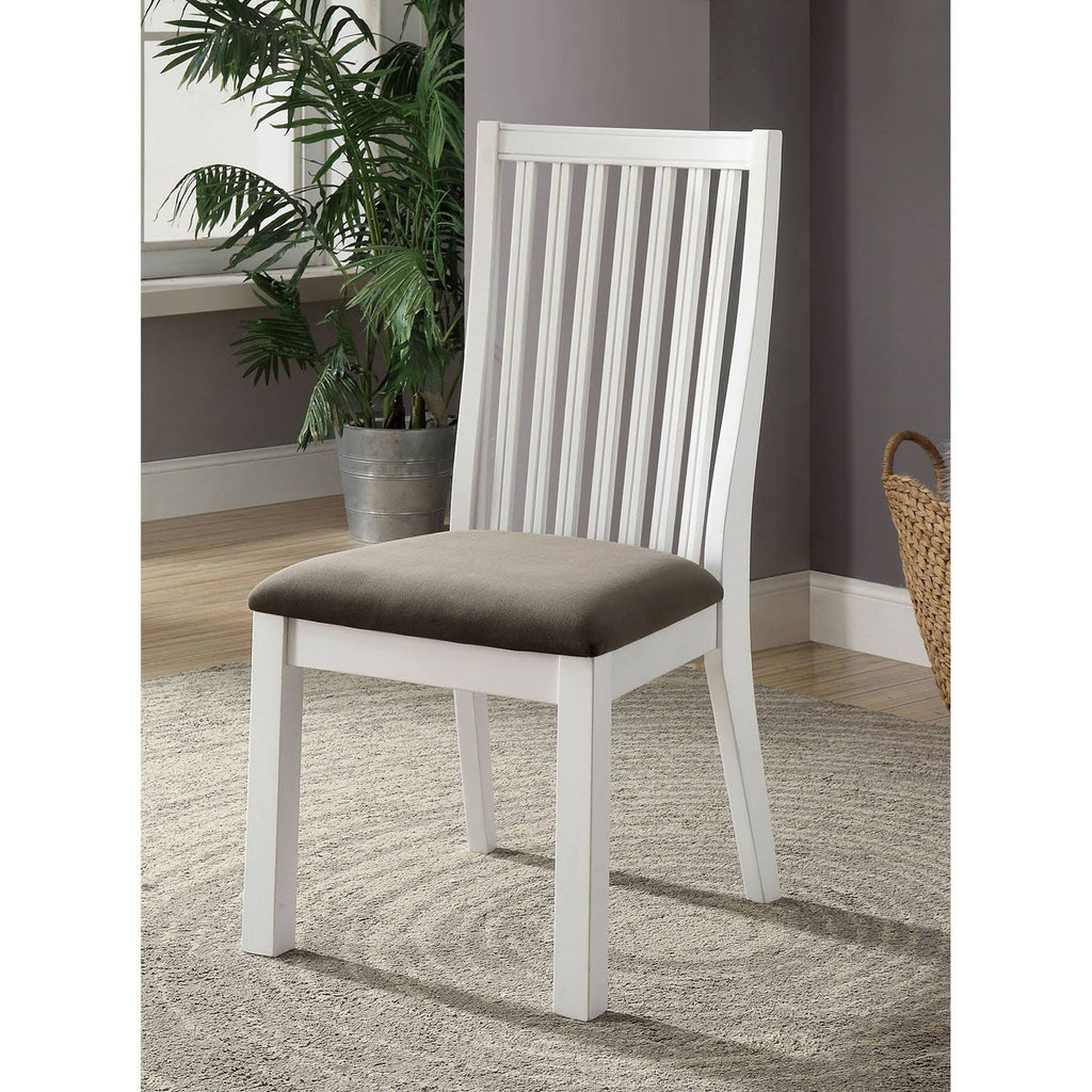 Gray White Dining Table D27184