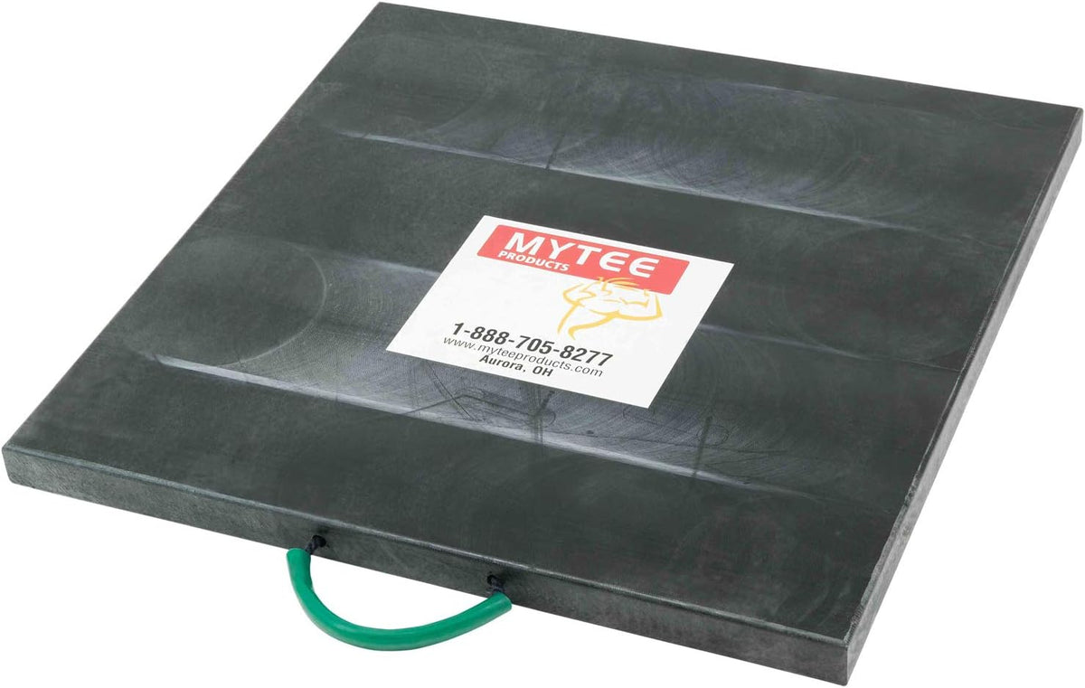 Medium Outrigger Pad 24" x 24" x 1.5" Thick Black (2 Pack) A9668