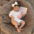 Reborn Doll With Rooted Hair Handmade Soft Touch Lifelike Real Doll B5923