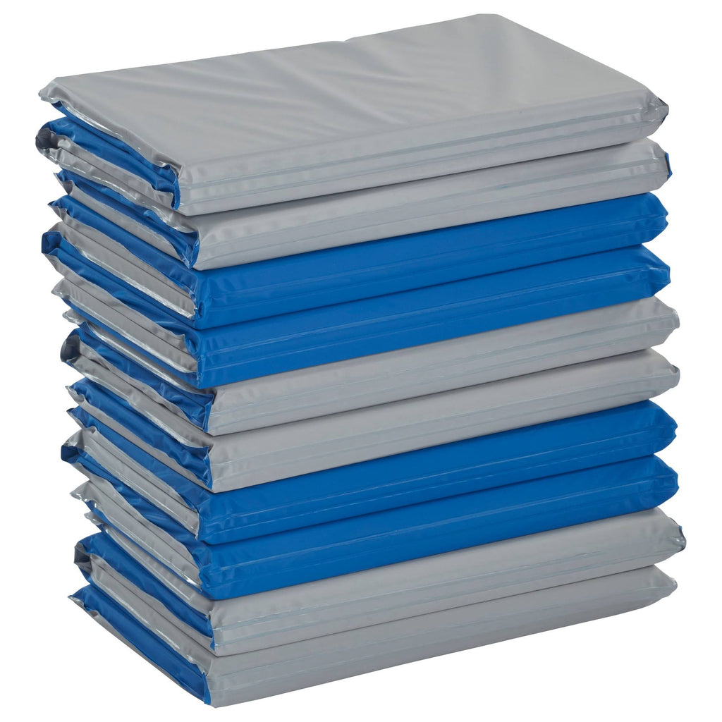 Blue and Grey 5-Pack Folding Rest Mat J3225