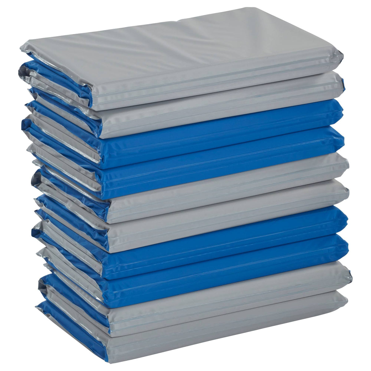 Blue and Grey 5-Pack Folding Rest Mat J3225