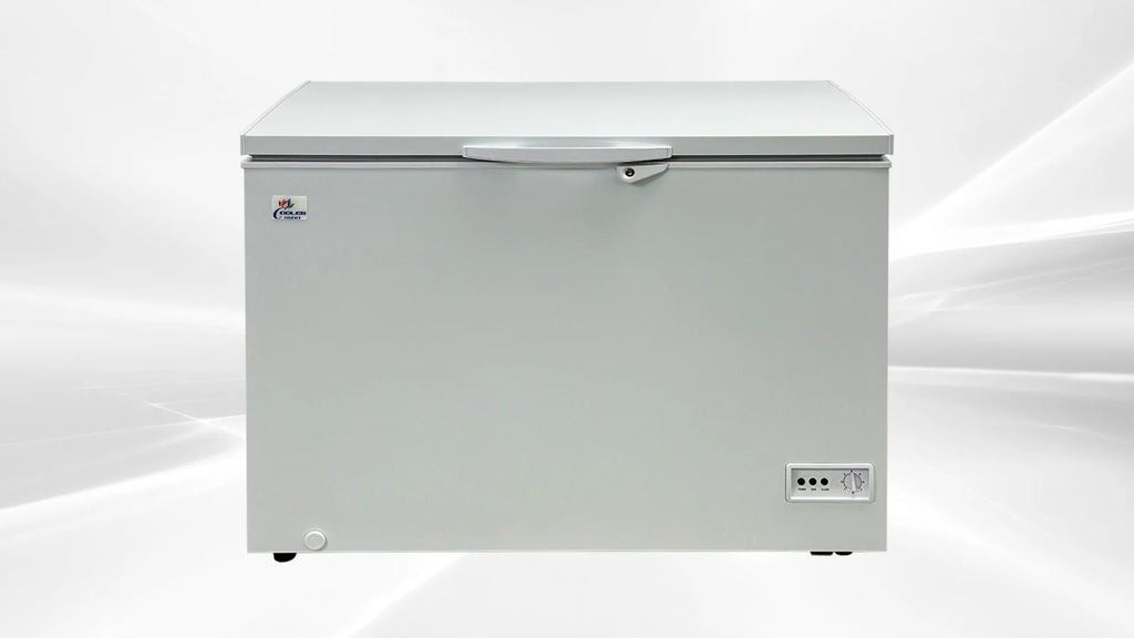 White Commercial Chest Freezer with Storage Baskets G342599
