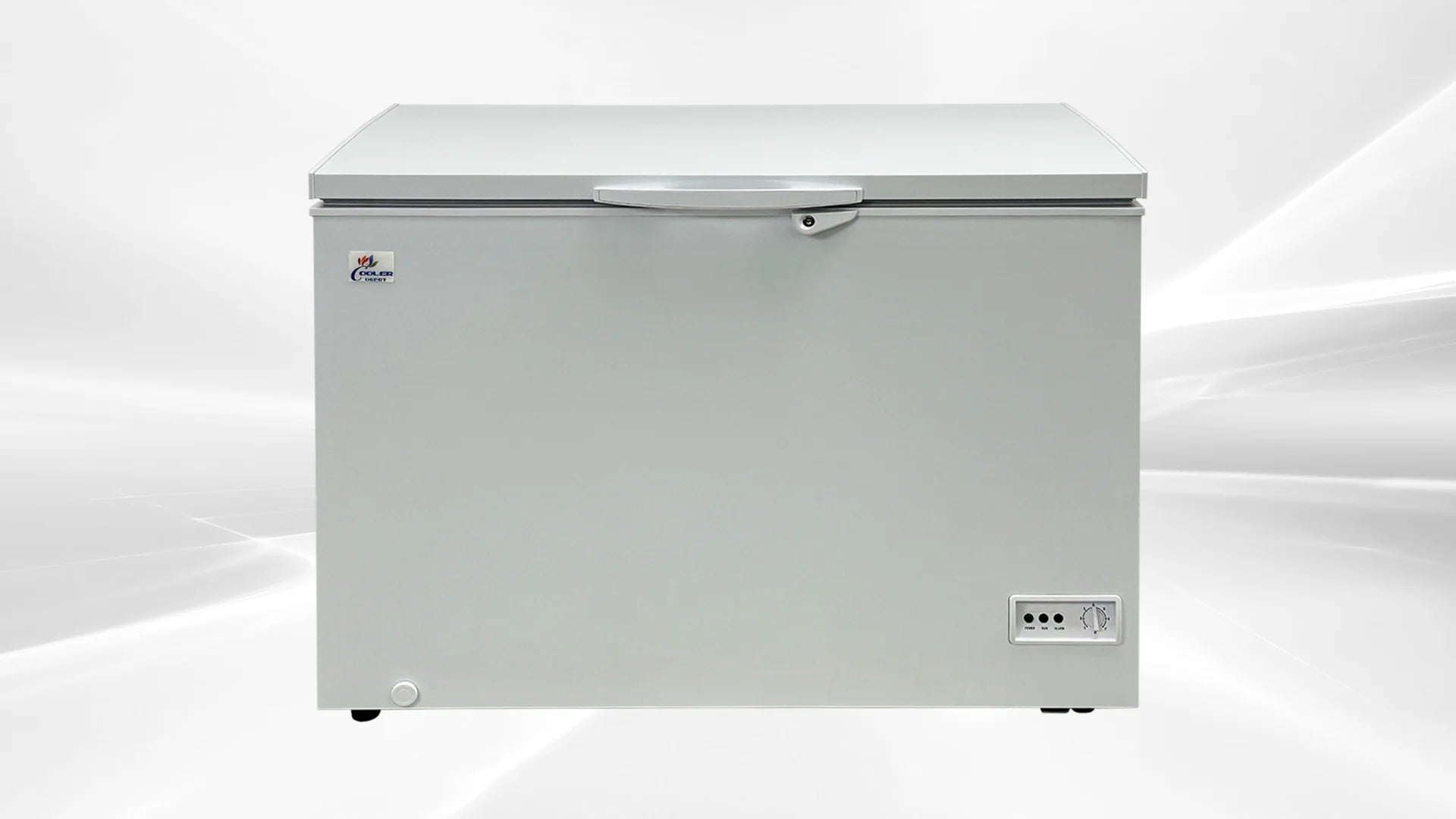 White Commercial Chest Freezer with Storage Baskets G342599