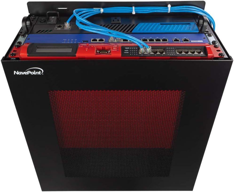 Black 2U Vertical Wall Mountable Server Rack K327229