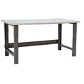 Heavy Duty Steel Work Bench with Laminate Top, 1600 lbs Capacity, 60 inch Width A314466