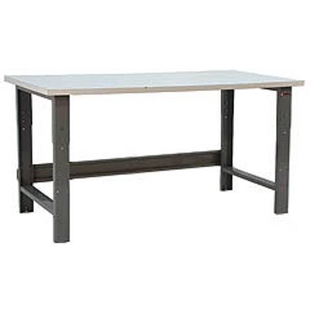 Heavy Duty Steel Work Bench with Laminate Top, 1600 lbs Capacity, 60 inch Width A314466