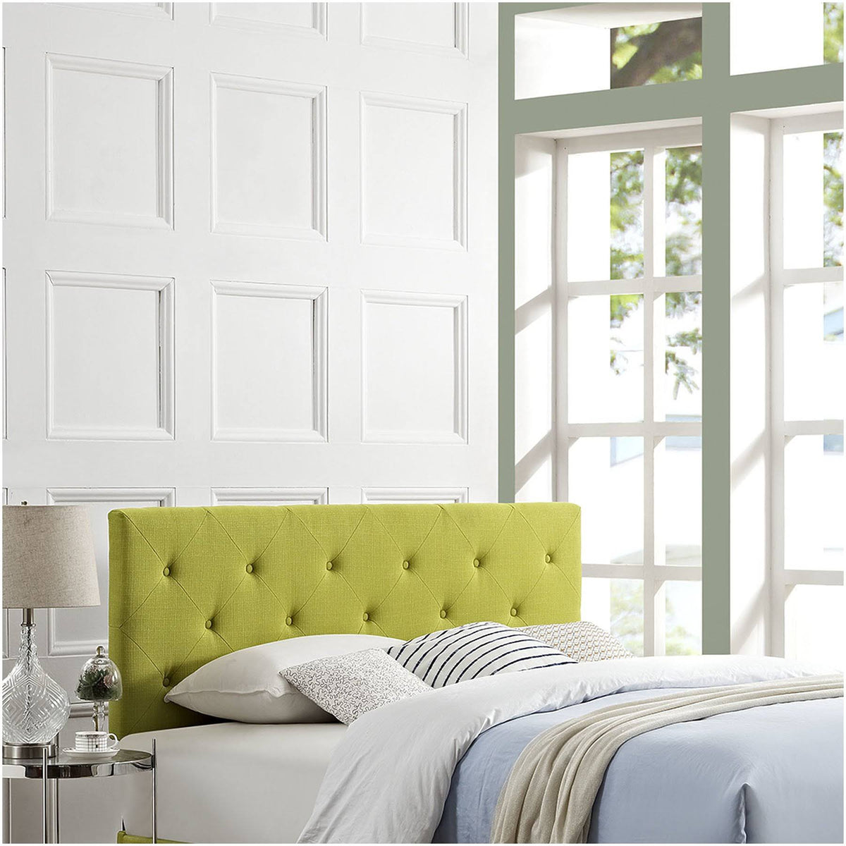 Wheatgrass Fabric Headboard, Full B350