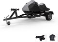 Gray/Black All Weather Jet Ski Covers with Trailer Straps and Storage Bag X3663