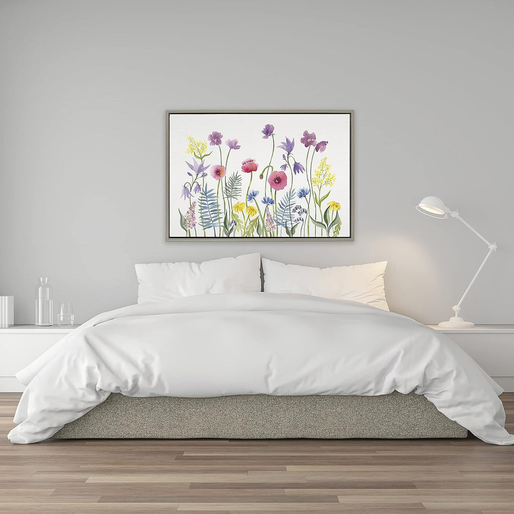 Framed Canvas, 23x33, Gray, Pack of 2 Z51105