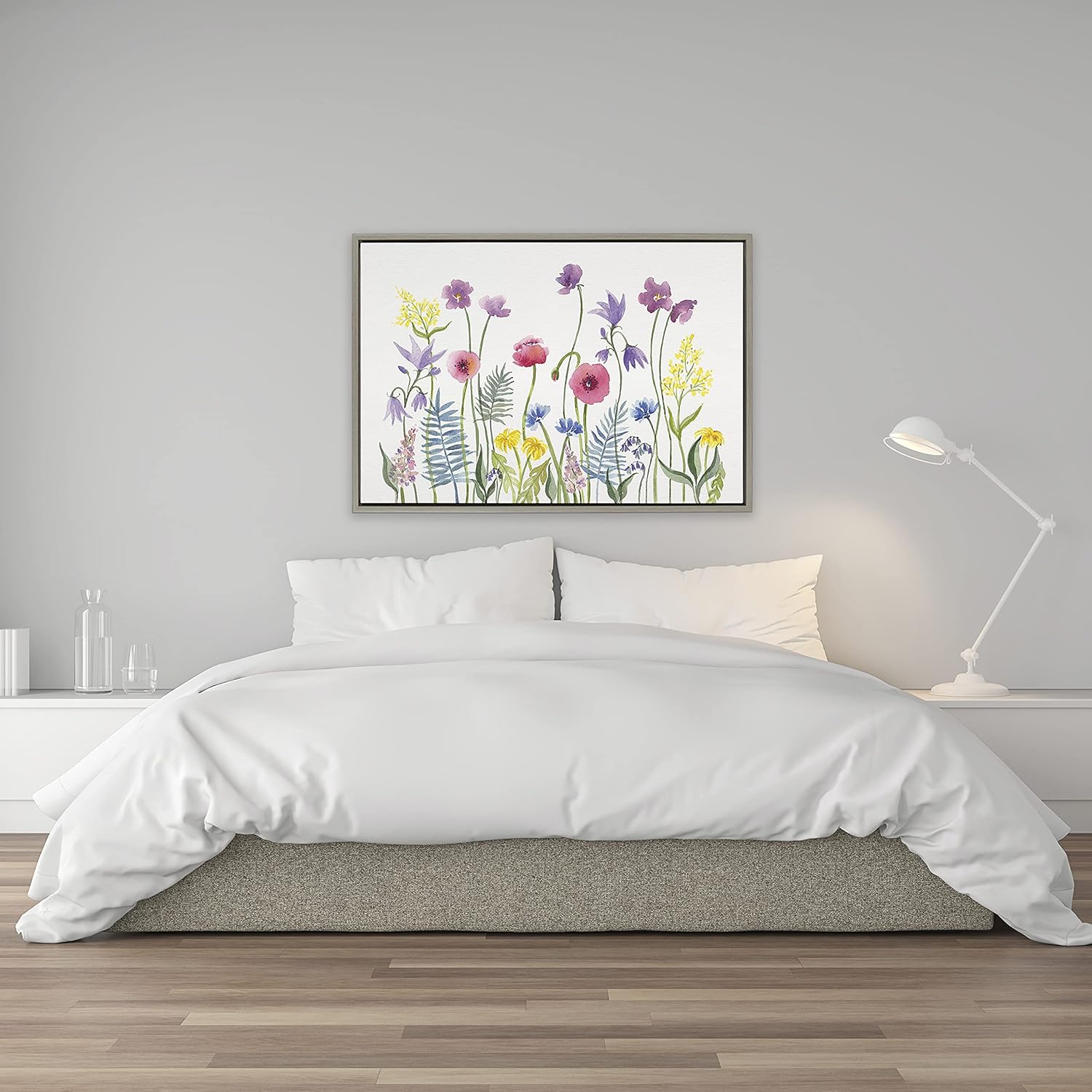 Framed Canvas, 23x33, Gray, Pack of 2 Z51105