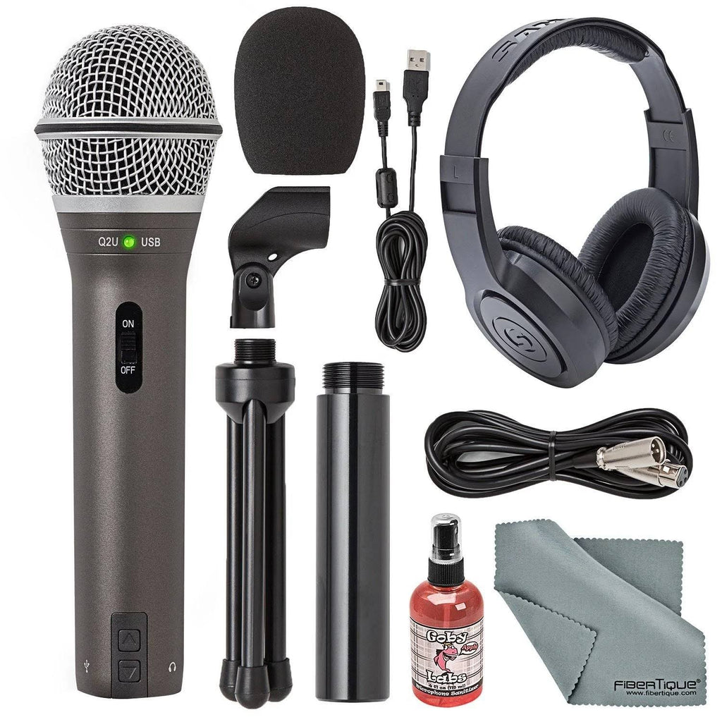 Samson Q2U Handheld Dynamic USB Microphone Kit P1572