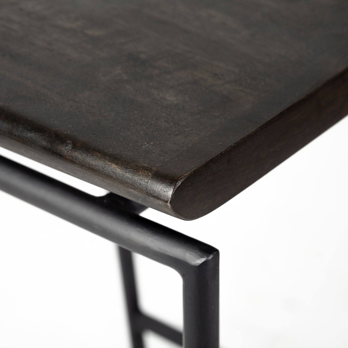 Black Wood Seat Stool D2505